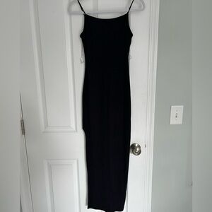 Elegant Black Sleeveless Dress